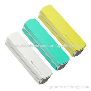 Portable Colorful Power Banks with 3,000mAh Capacity, 3-4 Hours Charging Time